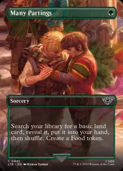 Many Partings (Borderless Alternate Art) [The Lord of the Rings: Tales of Middle - Image 1