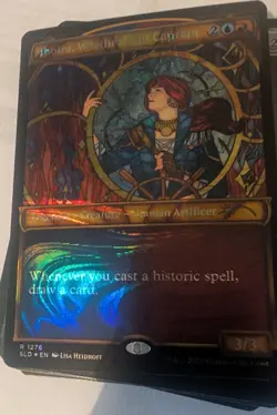 Jhoira, Weatherlight Captain (Halo Foil) Secret Lair Drop Foil WOTC 2023 - Image 1