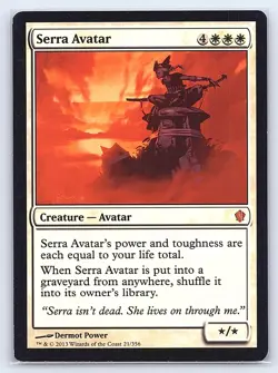 Serra Avatar 21 Mythic Commander 2013 Magic: The Gathering Lightly Played - Image 1
