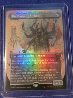 The Dawning Archaic (Borderless) EN [SOS - 289] - NM [Foil] TCG MTG - Image 1