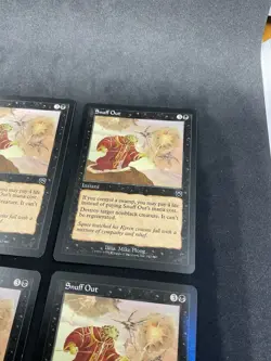 x4 MTG Snuff Out #162 Mercadian Masques LP Playset - Image 5