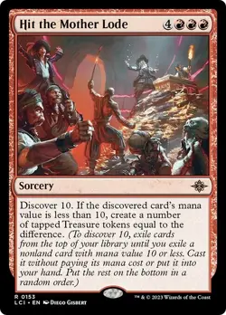 HIT THE MOTHER LODE x4 mtg NM-M Lost Caverns of Ixalan 4 Rare - Image 1