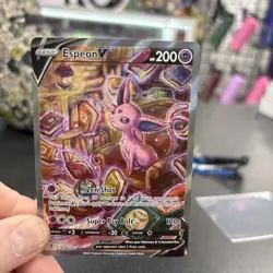 Pokemon Tcg Espeon V Alternate Full Art 180/203 Evolving Skies - Image 1
