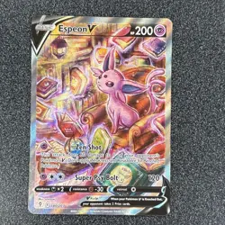 Pokemon Tcg Espeon V Alternate Full Art 180/203 Evolving Skies - Image 3