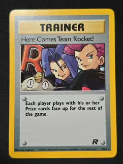 2000 Pokemon TCG Here Comes Team Rocket! 15/82 Holo Rare Vintage Card WOTC NM - Image 1