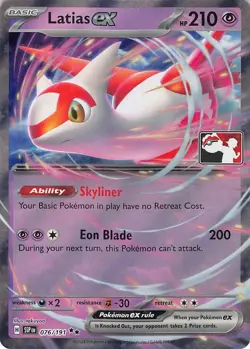 Latias ex 076/191 Holo Double Rare Prize Pack Series Cards Pokemon Near Mint - Image 1