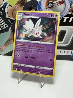 Togetic Swsh276 Sword And Shield Holo Cosmos Black Star Stamp Rare Pokemon Tcg - Image 1