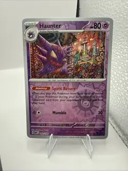 Pokemon TCG Scarlet & Violet 151: Reverse Holo Gengar Evolution Line NM - Image 4