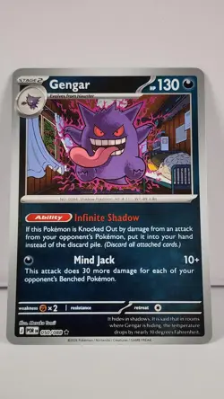 Gengar 050/088 Reverse Holo Perfect Order Pokemon NM - Image 1
