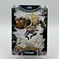 Pokemon Mengka 2.0 - Primeape x Luffy One Piece SER-10 - Chinese Non TCG - Image 1