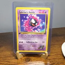Pokemon TCG Sabrina's Gastly 97/132 Gym Challenge 1st Edition - Image 1