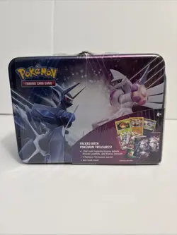 Pokemon Collector Chest 2022 Factory Sealed Lunch Box Dialga & Palkia 5 Packs - Image 1