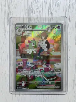 Pokemon TCG Kirlia Card 212/198 Scarlet & Violet Base Set Illustration Rare - Image 2