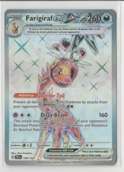 Farigiraf ex 194/162 Sv05: Temporal Forces Ultra Rare Holo Pokemon TCG - Image 1