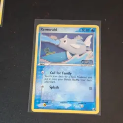 Pokemon TCG Remoraid 71/115 Unseen Forces Reverse Holo Common 50 HP EN 2005 - Image 1