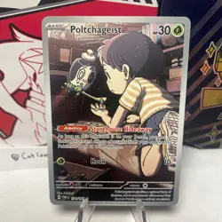 Poltchageist 171/167 - Twilight Masquerade Illustration Rare Holo Pokemon TCG - Image 1