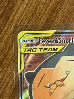 Pokemon Eevee & Snorlax GX SM169 Promo English LP/NM READ DESCRIPTION - Image 3