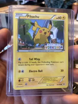 Pokemon TCG Pikachu Build-A-Bear Workshop Promo 20/108 - Image 1