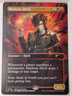 Mayhem Devil - Secret Lair Play Promo - Magic the Gathering MTG Nice! - Image 1