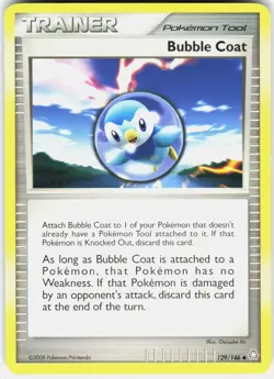 Bubble Coat 129/146 Uncommon Legends Awakened Pokemon LP - Image 1
