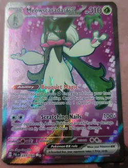 Pokemon TCG Scarlet & Violet - Paldea Evolved (Sv02) - Meowscarada ex 231/193 - Image 1