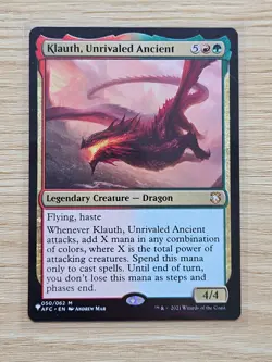 x1 Klauth, Unrivaled Ancient ~ Mint/NM ~ MtG Magic the Gathering ~ MB2 - Image 1