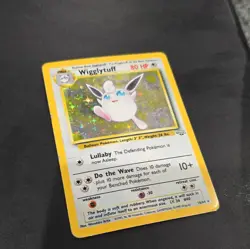 Pokemon Wigglytuff Jungle 16/64 Holo Rare Unlimited 80 HP Wizards 1999 - Image 2