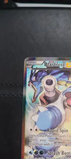 Pokemon Card - Blastoise EX XY122 - Full Art Black Star Promo (NM) - Image 3