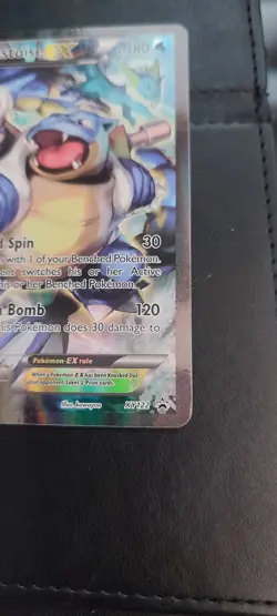 Pokemon Card - Blastoise EX XY122 - Full Art Black Star Promo (NM) - Image 5
