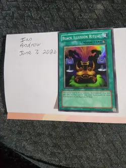 Yu Gi oh! Black Illusion Ritual MRL-051 Magic Ruler Unlimited - Image 1