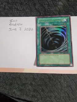 Mystical Space Typhoon MRL-047 Magic Ruler Yugioh TCG Card Holo - Image 1