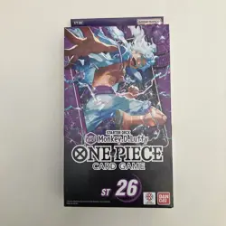 One Piece Monkey D Luffy Starter Deck ST 26 Purple Black New in Box - Image 1