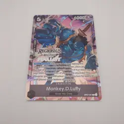 Monkey D. Luffy OP07-091 One Piece Card Game 2024 Offline Regionals Finalist NM - Image 1