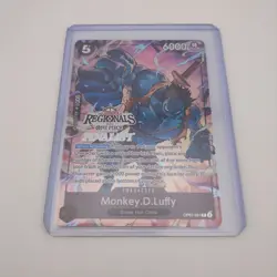 Monkey D. Luffy OP07-091 One Piece Card Game 2024 Offline Regionals Finalist NM - Image 5