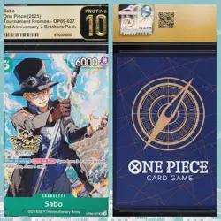 2025 One Piece Tournament Sabo 3RD ANNIVERSARY 3 BROTHERS PACK - CGC 10 Pristine - Image 1