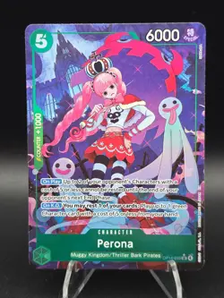 Perona - OP14-033 (Alternate Art) The Azure Sea's Seven Foil SR OP14 - Image 1