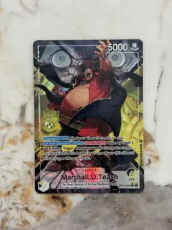 One Piece TCG Marshall D. Teach OP16-080 Alt Art Leader ALTERNATE ART Blackbeard - Image 1