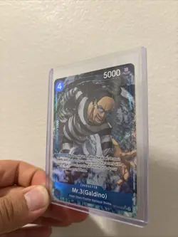 Mr.3 (Galdino) ALT SR (OP16-056) | OP16 - The Time of Battle | ENGLISH ALT ART - Image 3
