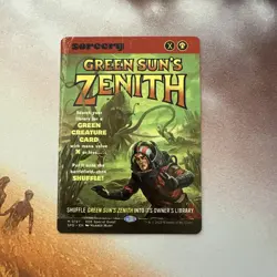 Green Sun's Zenith (127) Borderless Special Guests SPG MTG Magic - Image 1