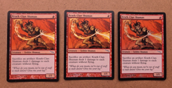 MTG FOIL Krark-Clan Shaman X3 Mirrodin Magic the Gathering LP Pauper - Image 1