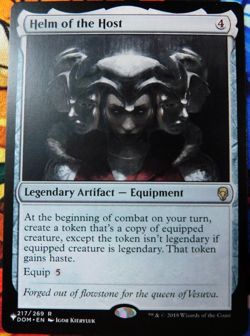 MTG Single - Helm of the Host (The List) - NM - Fresh from Pack - Image 1