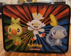 Pokemon Nintendo "Sword & Shield" ~ Zacian & Zamazentan Tin Lunch Box~NEW! - Image 2