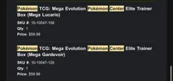 Pokemon Center Mega Evolution ETB Set - PRESALE CONFIRMED ✅ LUCARIO GARDEVOIR - Image 2