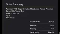 Phantasmal Flames - Pokemon Center Elite Trainer Box | PRE-ORDER | - Image 3