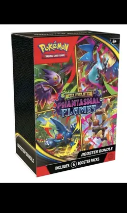 Pokemon Mega Evolution Phantasmal Flames Booster Bundle (PREORDER CONFIRMED) - Image 1