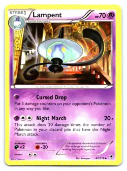 Lampent Pokemon Uncommon XY - Phantom Forces 42/119 - Image 1