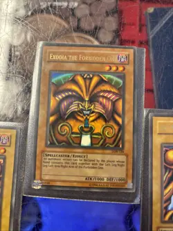 Yugioh Exodia the Forbidden One Complete Set LOB-120-124 Ultra Rare NM/VLP - Image 2