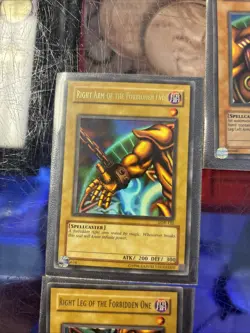 Yugioh Exodia the Forbidden One Complete Set LOB-120-124 Ultra Rare NM/VLP - Image 3