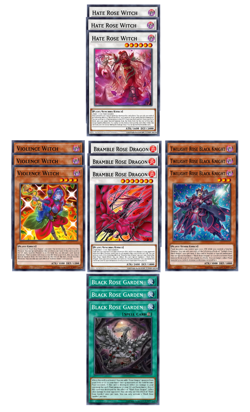 Black Rose Dragon Deck Core 15 Cards DOOD 1st Edition YuGiOh Bundle Preorder - Image 1