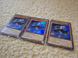 ××3x Yugioh! Harpie Oracle LED4-EN002 Super Rare 1st Ed - Image 2
